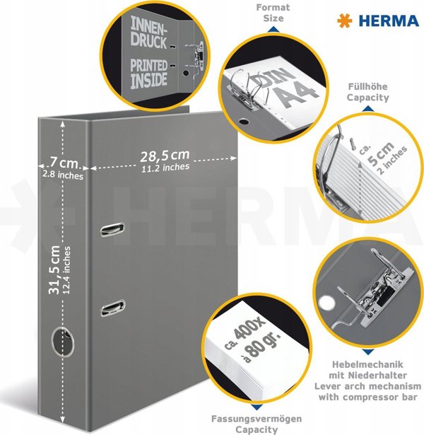 Herma HERMA Κλασέρ A4 Cubes