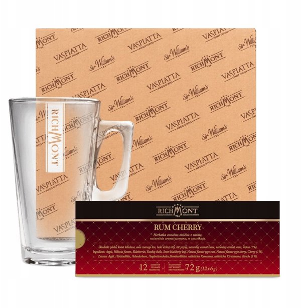 Richmont Rum Cherry Φρουτώδες Βότανο Τσάι 12x6g