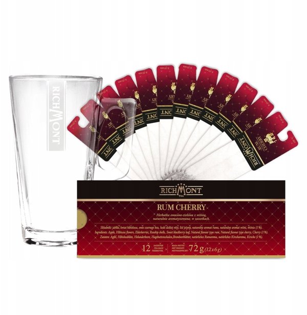 Richmont Rum Cherry Φρουτώδες Βότανο Τσάι 12x6g