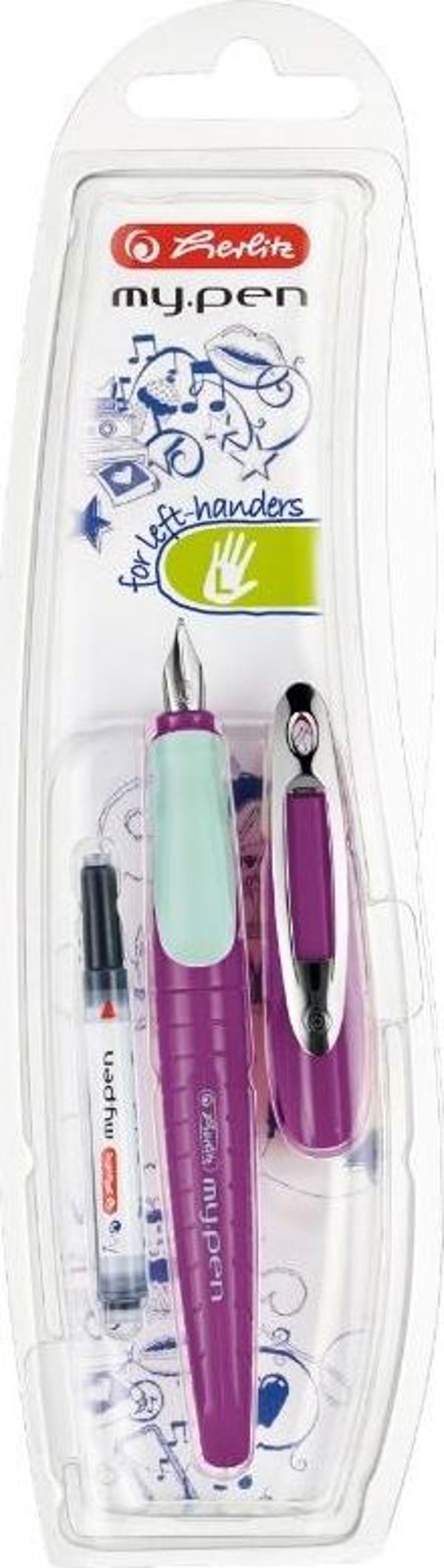 Herlitz Pioro wieczne My.pen L Lila/Mieta