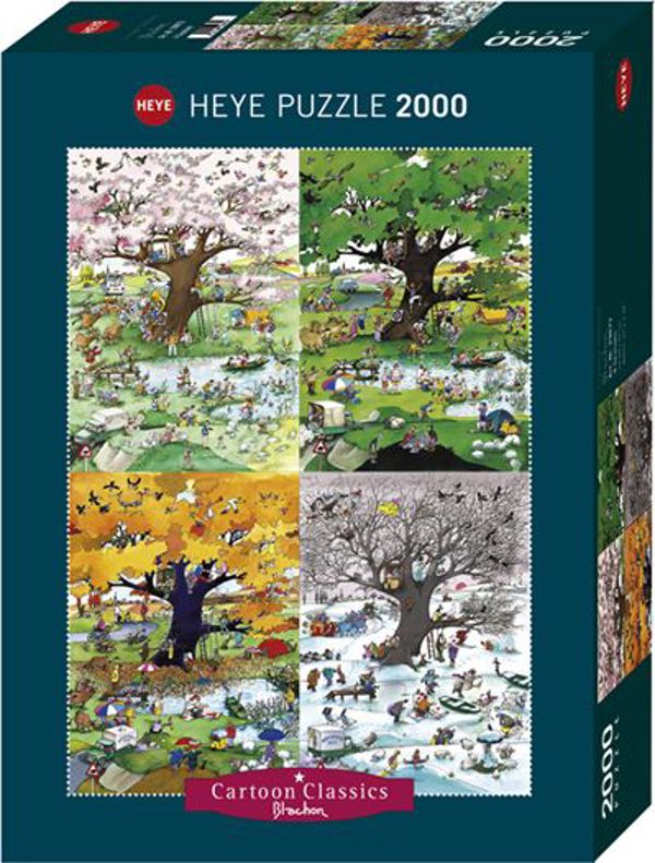 Heye Puzzle 2000 elementów - Cztery pory roku