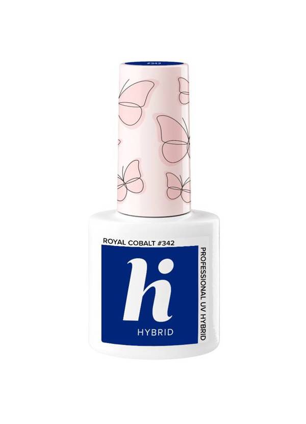 Hi Hybrid Υβριδικό Βερνίκι Νυχιών Butterfly #342 Royal Cobalt 5ml