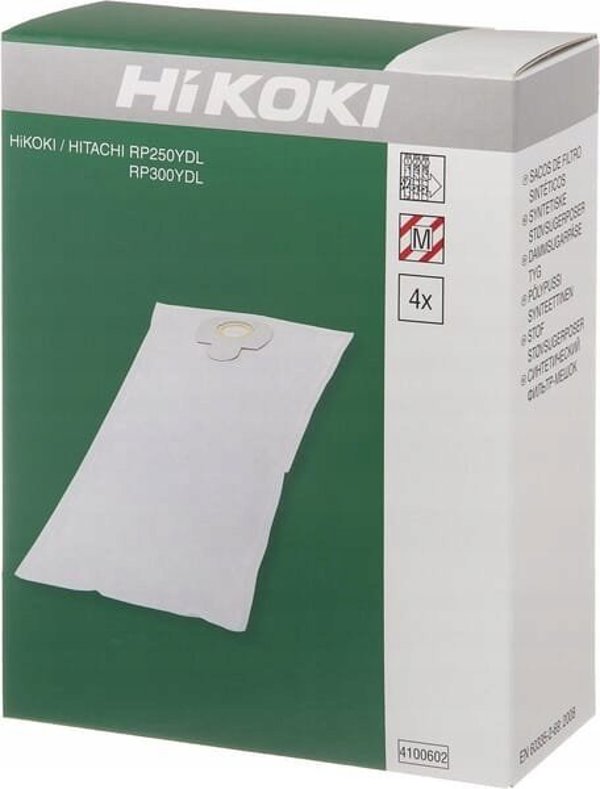 HIKOKI Φίλτρα σακούλας για RP250YDL/RP300YDL - Σετ 4 τεμαχίων