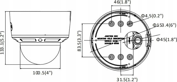 Hikvision DS-2CD2745FWD-IZS IP Dome Κάμερα Ασφαλείας 4MP, Φακός 2.8-12mm, WDR, PoE, IR, Λευκό