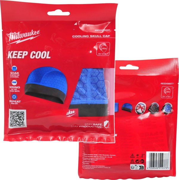 Hikoki MILWAUKEE COOLING HAT BLUE