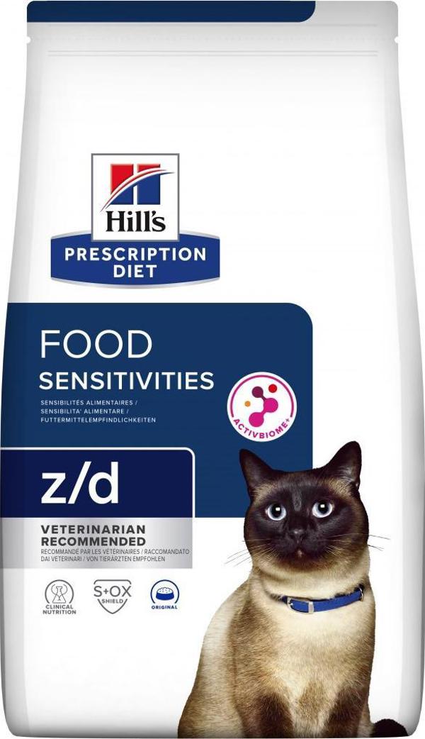 Hills Ξηρή Τροφή για Γάτες με Αλλεργίες Food Sensitivities z/d Feline Κοτόπουλο 3 kg
