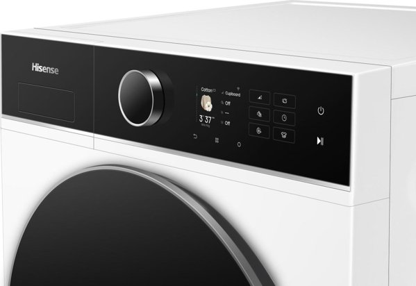 Hisense  siltumsukna tehnologija  8 kg  dzilums 55 cm - Velas zavetajs DH5I804BWCD (6901101833914)