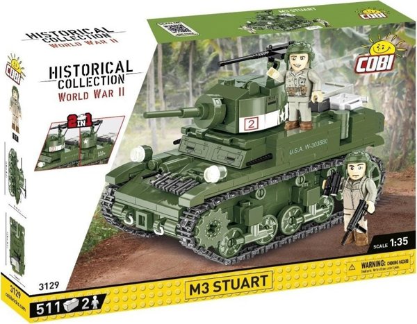 Cobi M3 Stuart - Συλλεκτικό Μοντέλο Ιστορικού Άρματος Μάχης 5902251031299
