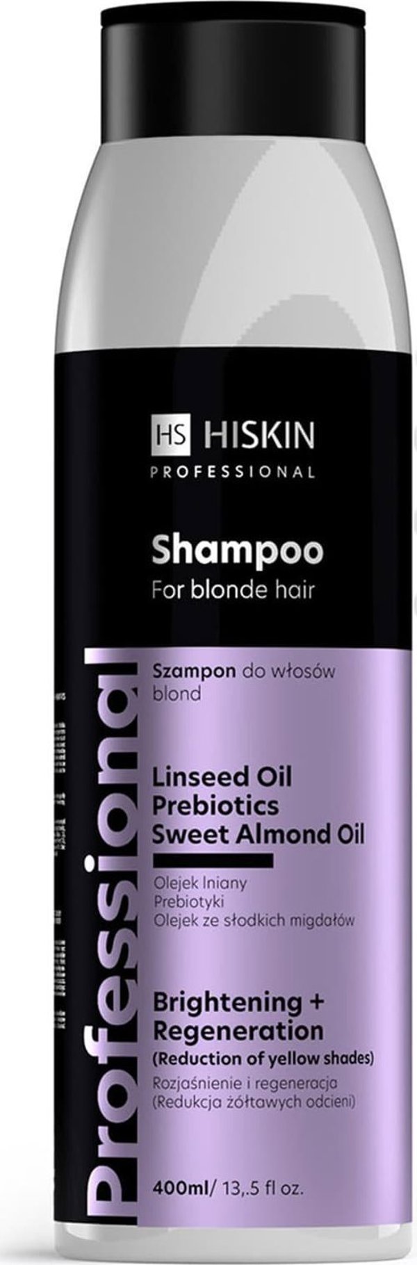 HiSkin HISKIN Professional Σαμπουάν για ξανθά μαλλιά - φωτεινότητα και αναγέννηση 400 ml