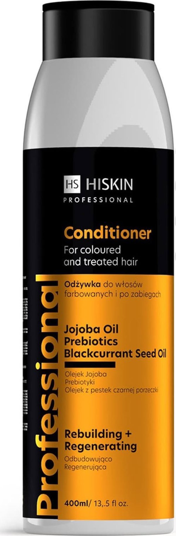 HiSkin HISKIN Professional Μαλακτική Κρέμα για βαμμένα και επεξεργασμένα μαλλιά - αναδομητική-αναγεννητική 400 ml