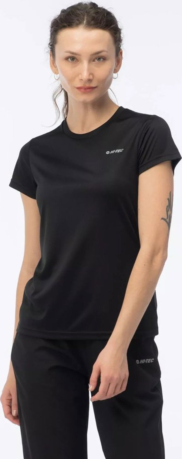 hitec Γυναικείο μπλουζάκι με κοντό μανίκι Hi-tec LADY BODINI μαύρο μέγεθος S