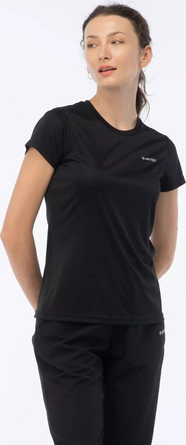 hitec γυναικεία μπλούζα με κοντό μανίκι Hi-tec LADY BODINI μαύρο μέγεθος M