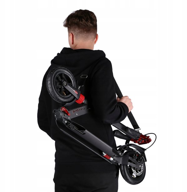 HM209T BLACK-RED HULAJNOGA Z HAMULCEM TARCZOWYM NILS EXTREME
