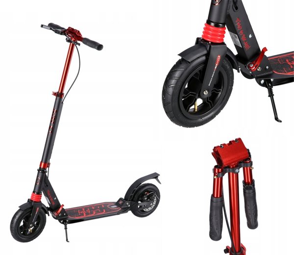 HM209T BLACK-RED HULAJNOGA Z HAMULCEM TARCZOWYM NILS EXTREME