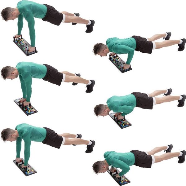 HMS Πολυλειτουργικός Πίνακας για Push-ups 17-45-042 - Βάση Εκγύμνασης Στήθους