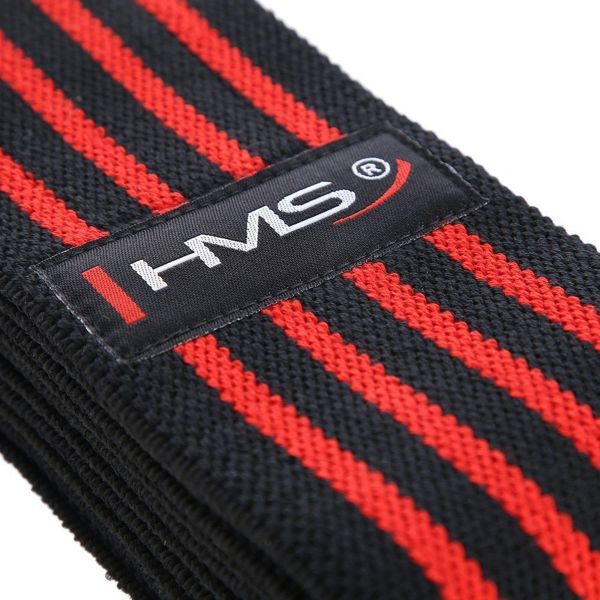 HMS OKX02 Επιγονατίδες Στήριξης με Velcro, 2 Τεμάχια - Ελαστικό Περιτύλιγμα Γονάτων για Προπόνηση