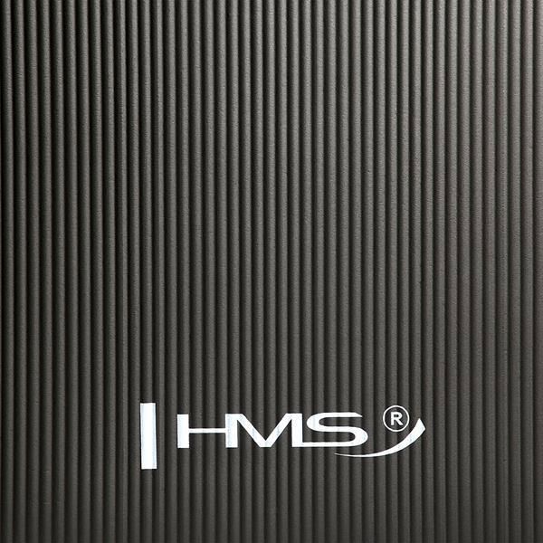 HMS Στρώμα Γιόγκα YM07 NBR Αντιολισθητικό Μαύρο 183x61cm
