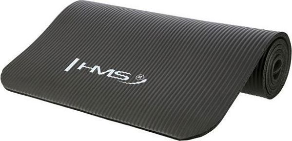 HMS Στρώμα Γιόγκα YM07 NBR Αντιολισθητικό Μαύρο 183x61cm