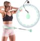 HMS HHW06 Hula Hoop Γυμναστικής με Βάρη, Εξοχές Μασάζ & Ψηφιακό Μετρητή, Πράσινο