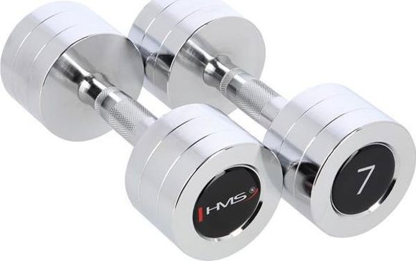 HMS Αλτήρες CHD07 Επιχρωμιωμένοι Ατσάλινοι 2 x 7 kg - Σετ 2 Τεμαχίων