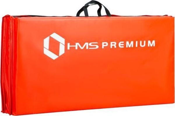HMS Premium MGS01 Πτυσσόμενο Στρώμα Γυμναστικής 4 Τμημάτων, 240x120x5 cm, Πορτοκαλί
