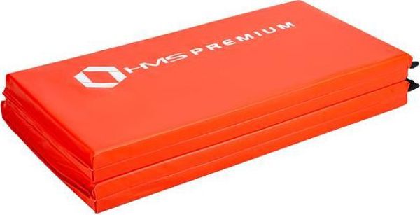HMS Premium MGS01 Πτυσσόμενο Στρώμα Γυμναστικής 4 Τμημάτων, 240x120x5 cm, Πορτοκαλί