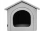 Σπιτάκι Σκύλου Hobbydog R4 Ekolen, Γκρι, Αδιάβροχο, 80x60x55cm