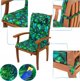 Hobbygarden Μαξιλάρι Benita 3D Μπλε Φύλλα 50x50 cm