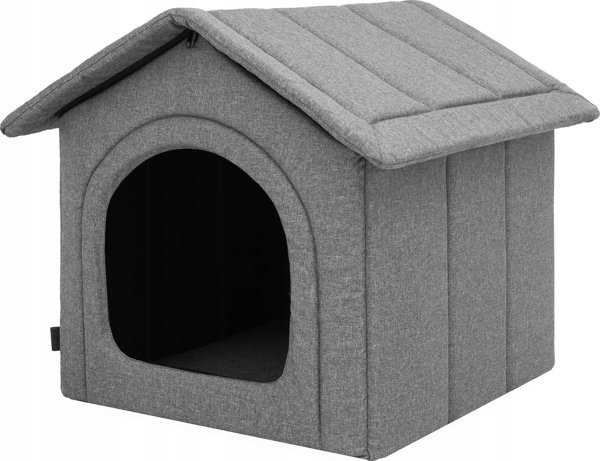 Hobbydog R3 Σπιτάκι Σκύλου Ekolen με Δίρριχτη Στέγη, Χρώμα Graphite