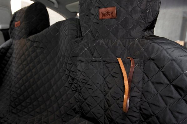 Hobbydog Κάλυμμα Αυτοκινήτου για Κατοικίδια 160, με Velcro, Μαύρο