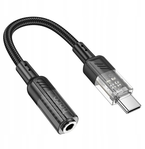 HOCO digital audio converter Type C to 3 5mm Female LS37 15cm black AKS_LS37 Black (6942007612609)