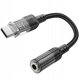 HOCO digital audio converter Type C to 3 5mm Female LS37 15cm black AKS_LS37 Black (6942007612609)