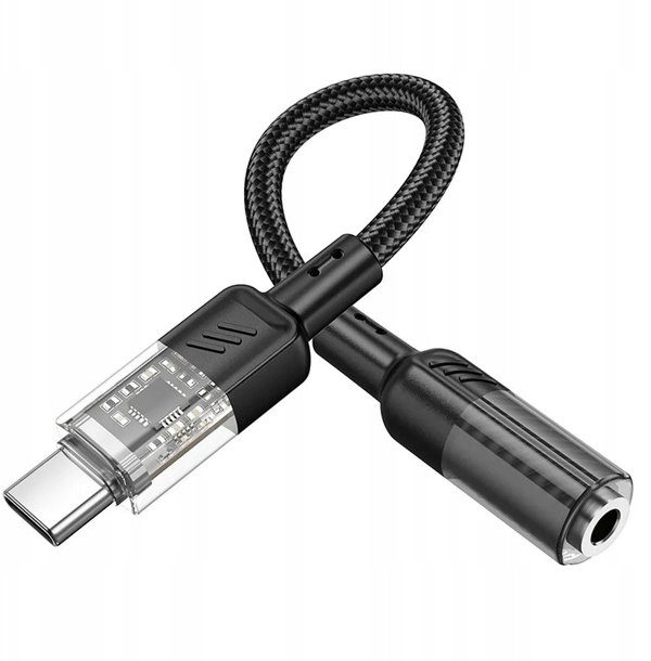 HOCO digital audio converter Type C to 3 5mm Female LS37 15cm black AKS_LS37 Black (6942007612609)