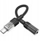 HOCO digital audio converter Type C to 3 5mm Female LS37 15cm black AKS_LS37 Black (6942007612609)