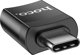 Hoco HOCO ADAPTER OTG ZE ZLACZA TYP C DO USB A (ZENNSKI) UA17 CZARNY