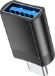 Hoco HOCO ADAPTER OTG ZE ZLACZA TYP C DO USB A (ZENNSKI) UA17 CZARNY