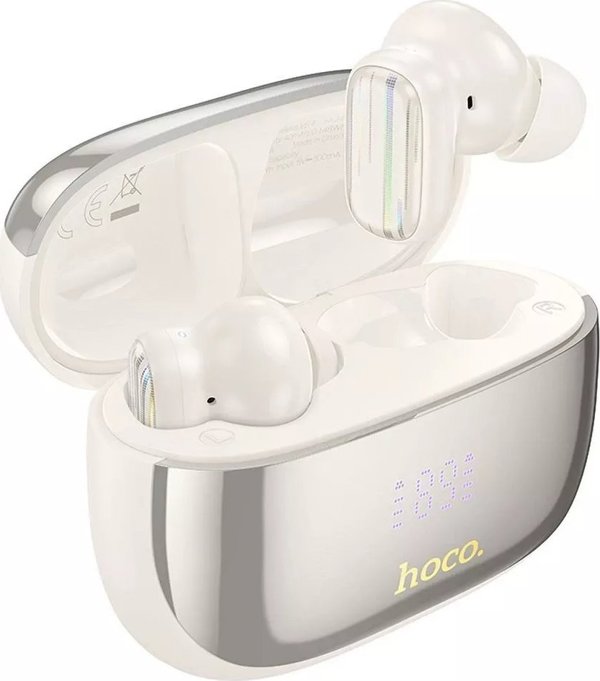 Hoco EQ20 Ασύρματα Ακουστικά Bluetooth TWS ANC + ENC - Λευκά