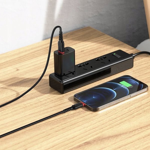 Καλώδιο HOCO USB A σε Lightning 2.4A X59 3 m μαύρο 14440171 6942007623056