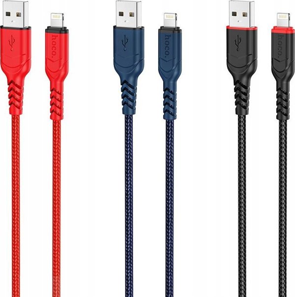 Καλώδιο HOCO USB A σε Lightning 2.4A X59 3 m μαύρο 14440171 6942007623056