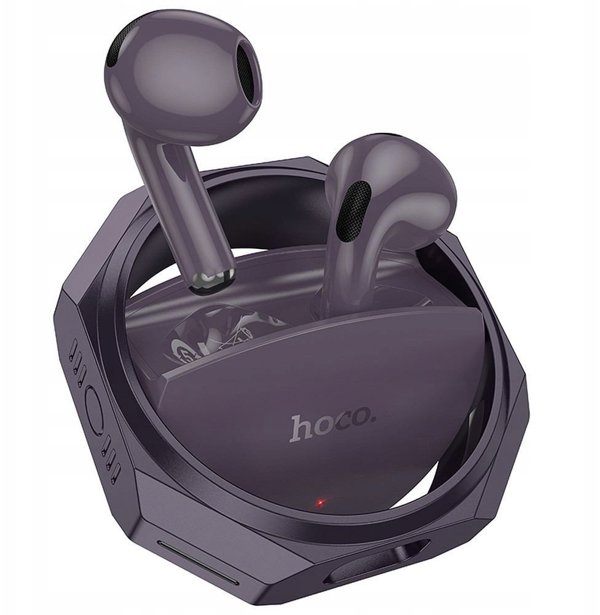 Bluetooth Ασύρματα Ακουστικά HOCO EW70 Μαύρο-Μωβ