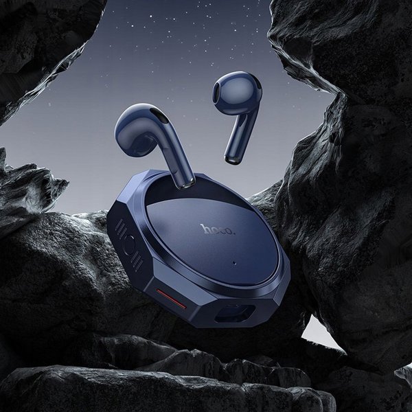 Bluetooth Ασύρματα Ακουστικά HOCO EW70 Μαύρο-Μωβ