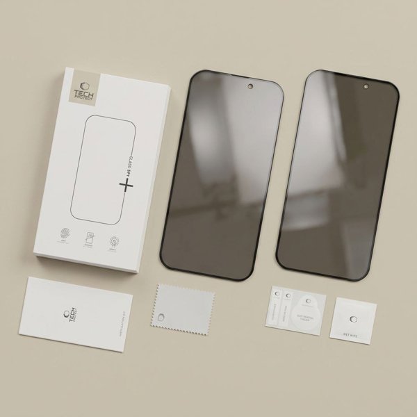 Hofi SZKŁO PRYWATYZUJĄCE TECH-PROTECT GLASS SPY+ 2-PACK IPHONE 18 PRO MAX PRIVACY