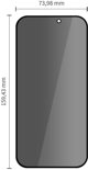 Hofi SZKŁO PRYWATYZUJĄCE TECH-PROTECT GLASS SPY+ 2-PACK IPHONE 18 PRO MAX PRIVACY