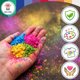 Holi Cow Kolorowy proszek Holi zestaw10x100g Holi Cow 27334