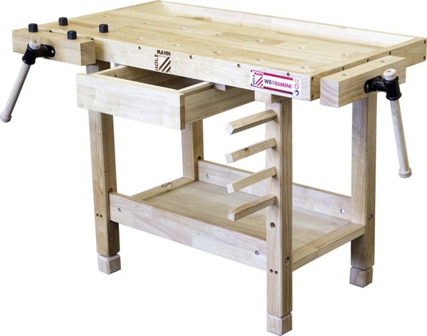Holzmann WB 106 Μίνι Παιδικός Πάγκος Εργασίας από Ξύλο, Φυσικό Χρώμα, 106x61x70 cm