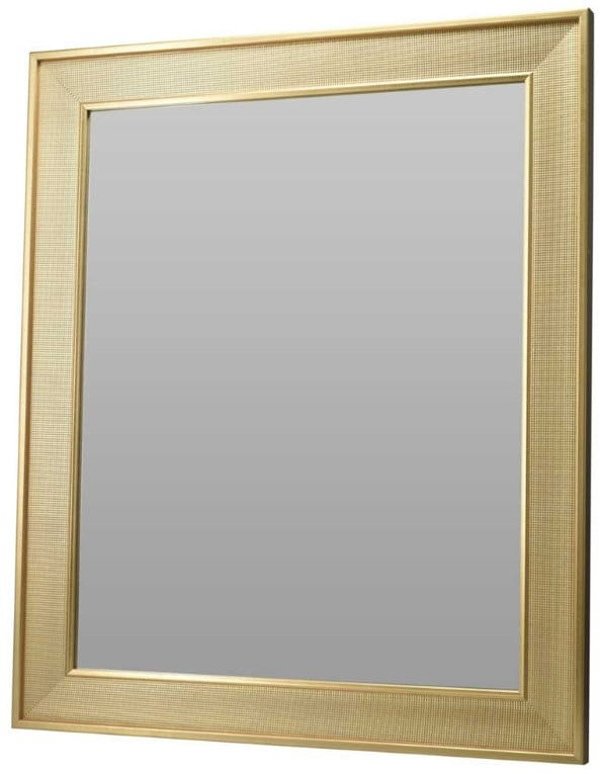 Home Styling Collection Lustro scienne w metalowej ramie metaliczny efekt 49,5 x 59,5 cm