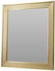 Home Styling Collection Lustro scienne w metalowej ramie metaliczny efekt 49,5 x 59,5 cm