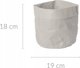 Home Styling Collection Κάλυμμα γλάστρας από τσαλακωμένο χαρτί, 19 x 18 εκ.