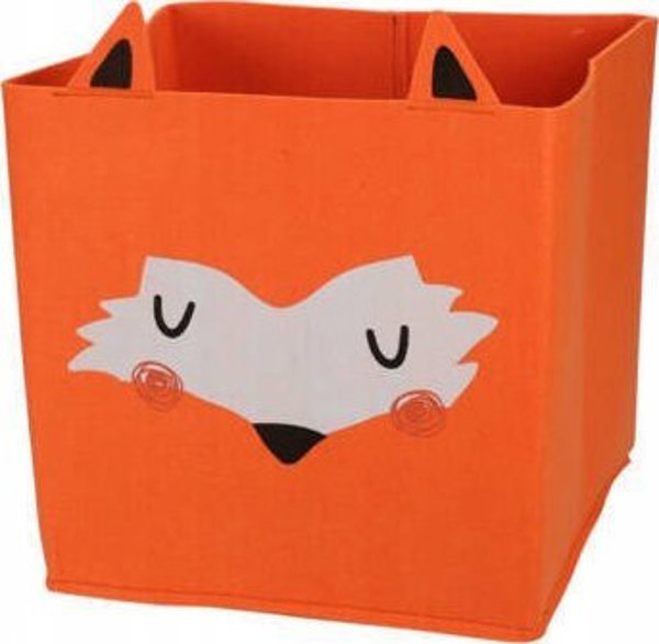Home Styling Collection Πτυσσόμενο δοχείο παιχνιδιών FOREST FRIENDS, με αυτιά, από τσόχα