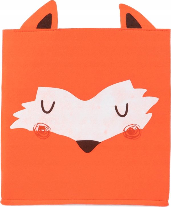 Home Styling Collection Πτυσσόμενο δοχείο παιχνιδιών FOREST FRIENDS, με αυτιά, από τσόχα